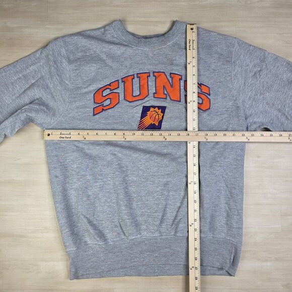 Vintage Phoenix Suns Sweater Mens XL Gray NBA Basketball Crewneck 90s Throwback - Picture 3 of 11
